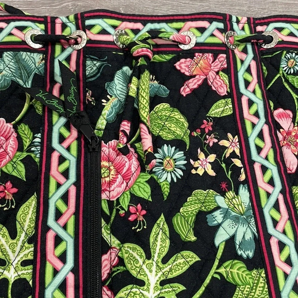Vera Bradley Retired Botanica Backsack - Picture 2 of 15